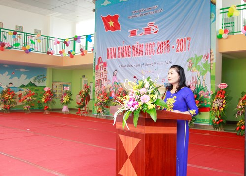 Lễ khai giảng năm học 2016- 2017 trường mầm non Thạch Bàn